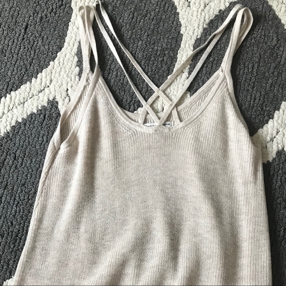 American Eagle Knit Strappy Tank Top